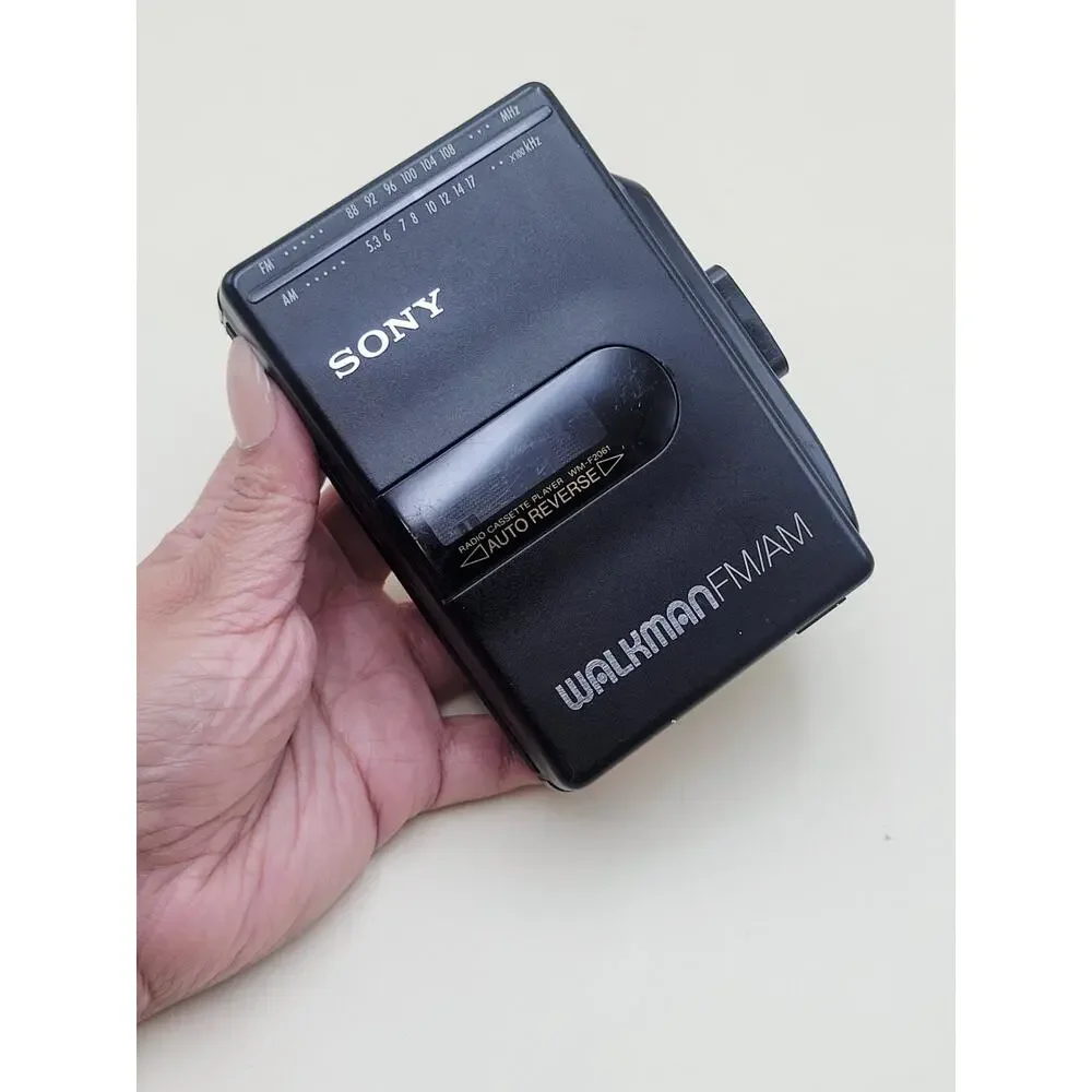 Sony Walkman WM-F2061 AM/FM Cassette Player New Belts Reconditioned!